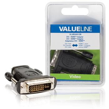 Image of DVI - HDMI™-adapter DVI mannelijk - HDMI™ input zwart - Va