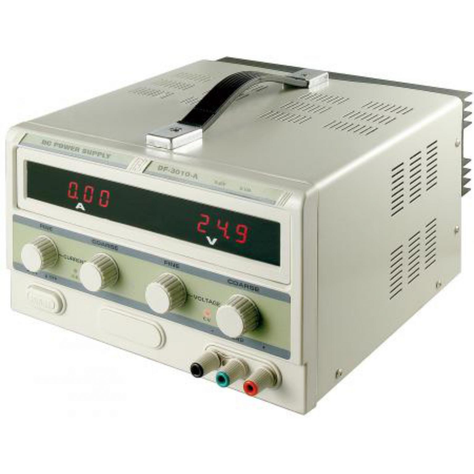 Image of Laboratory power supply unit adjustable from 0-10 ampere and 0-30 V DC