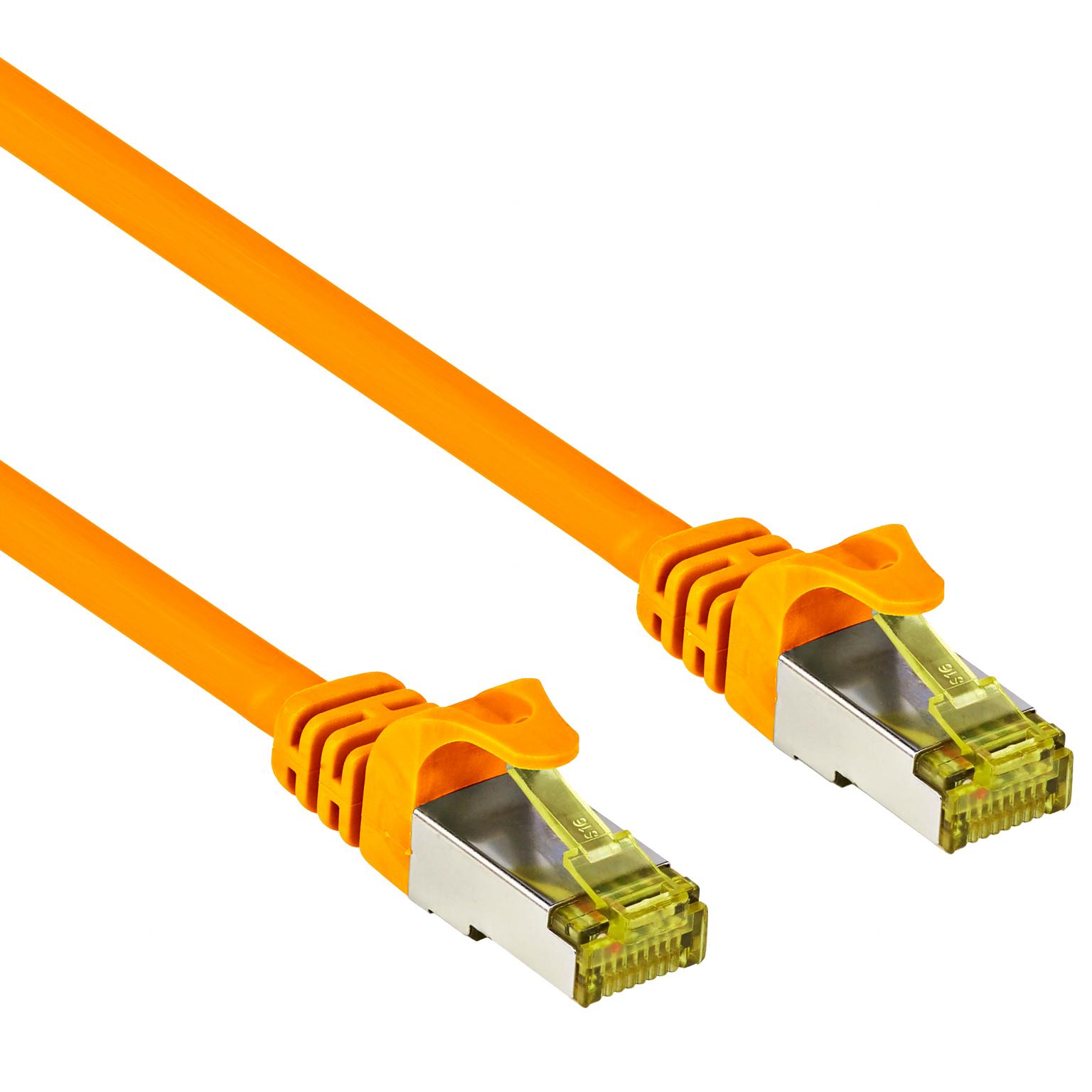 Netzwerkkabel CAT 7-S/FTP - Goobay Orange 3 meter