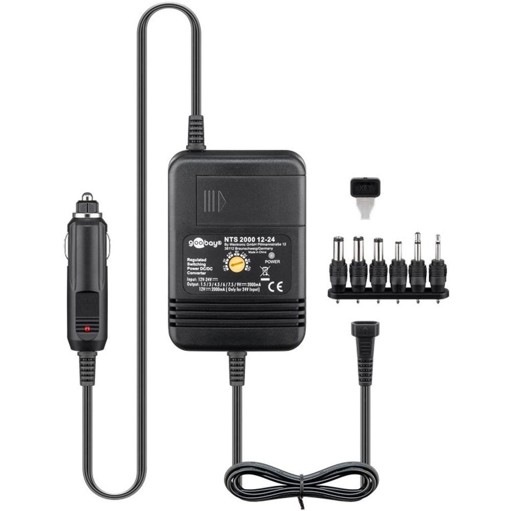 AC naar sigarettenaansteker adapter - Goobay