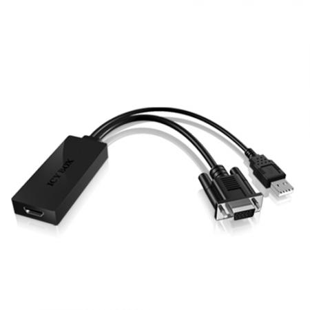 HDMI naar VGA - Zwart - Icy Box