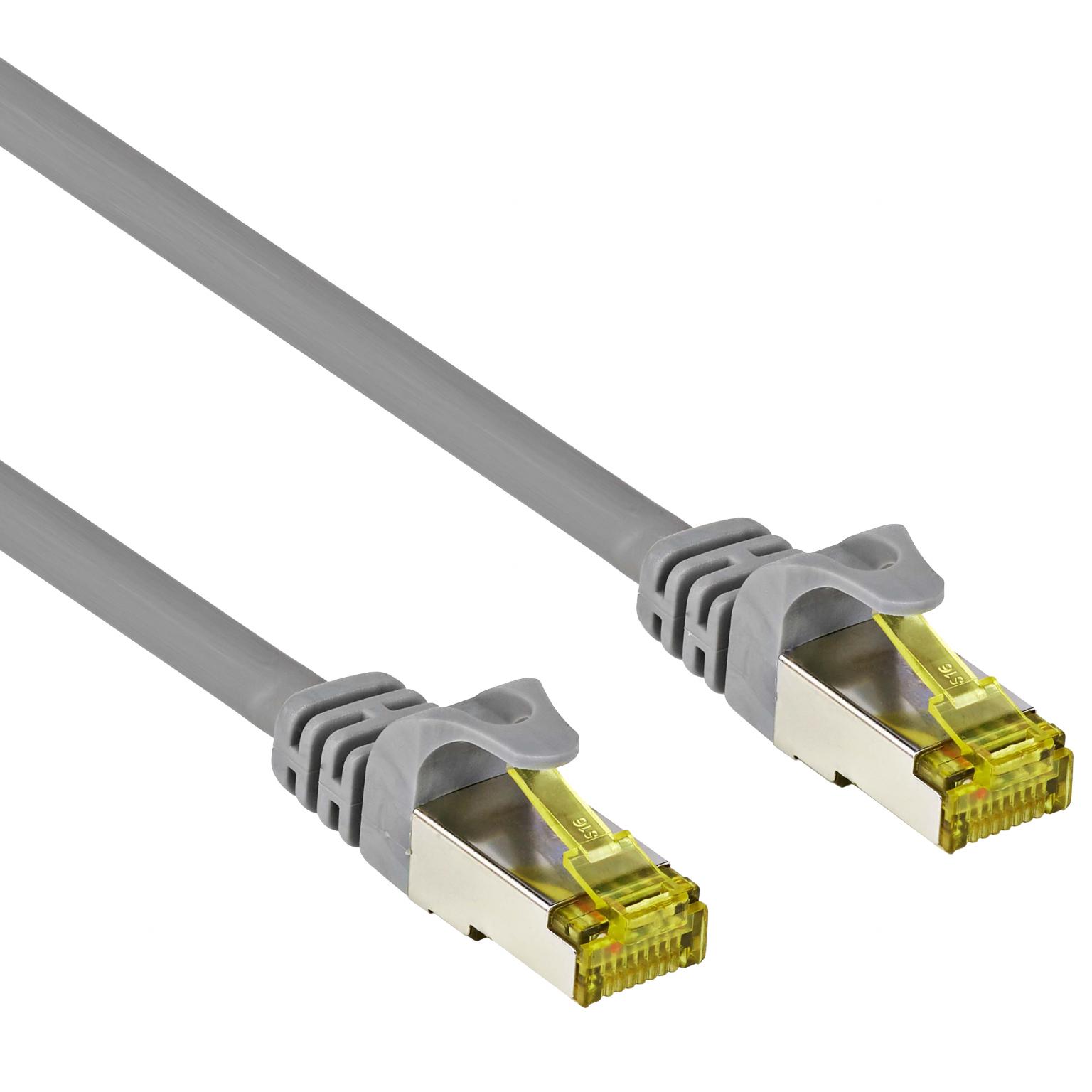 S/FTP kabel - 0.25 meter - Grijs - Allteq