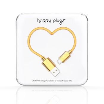 Image of Happy Plugs MICRO USB KABEL GOUD 2M