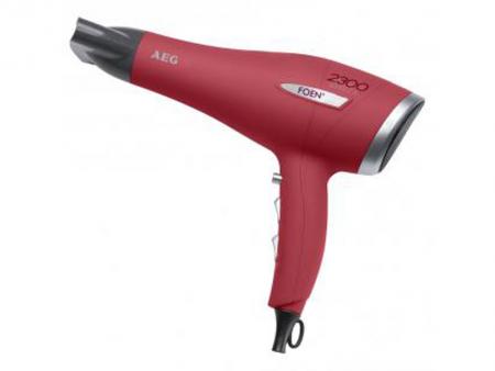 Image of AEG - Hair Dryer, 230 V, Red/Silver (HT 5580)