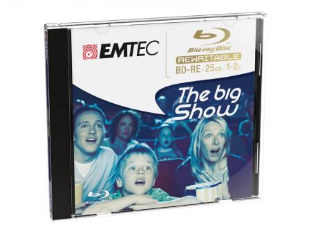 Image of EMTEC Blu-ray Disc 25GB rewritable - 5stk Jewel Case - Emtec