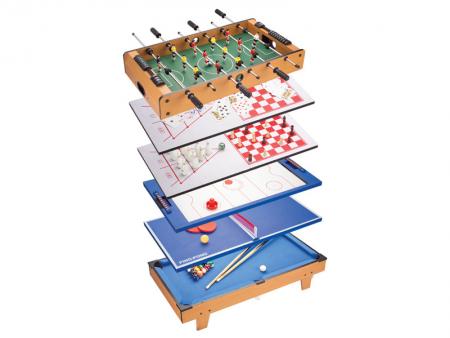 Image of 8 in 1 Multi Game Table 82 cm (Kicker, Billiard, Chess...) - Kein Hers