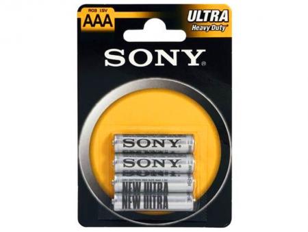 Image of Batterie SONY Zink-Chlorid Ultra R03 Micro AAA (4 St.) - Sony