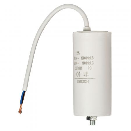 Image of Capacitor 450V + Cable Origineel Onderdeelnummer 4.0uf / 450 V + Cable
