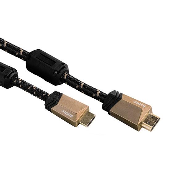 Image of Hama high speed HDMI kabel ethernet Gold metal 1.5m, 5ster