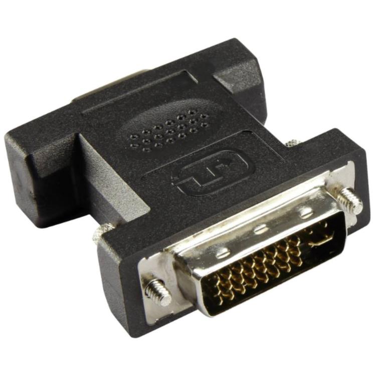 Image of Analog DVI/VGA adaptor DVI (24+5) plug > 15 pin VGA HD jack - Quality4
