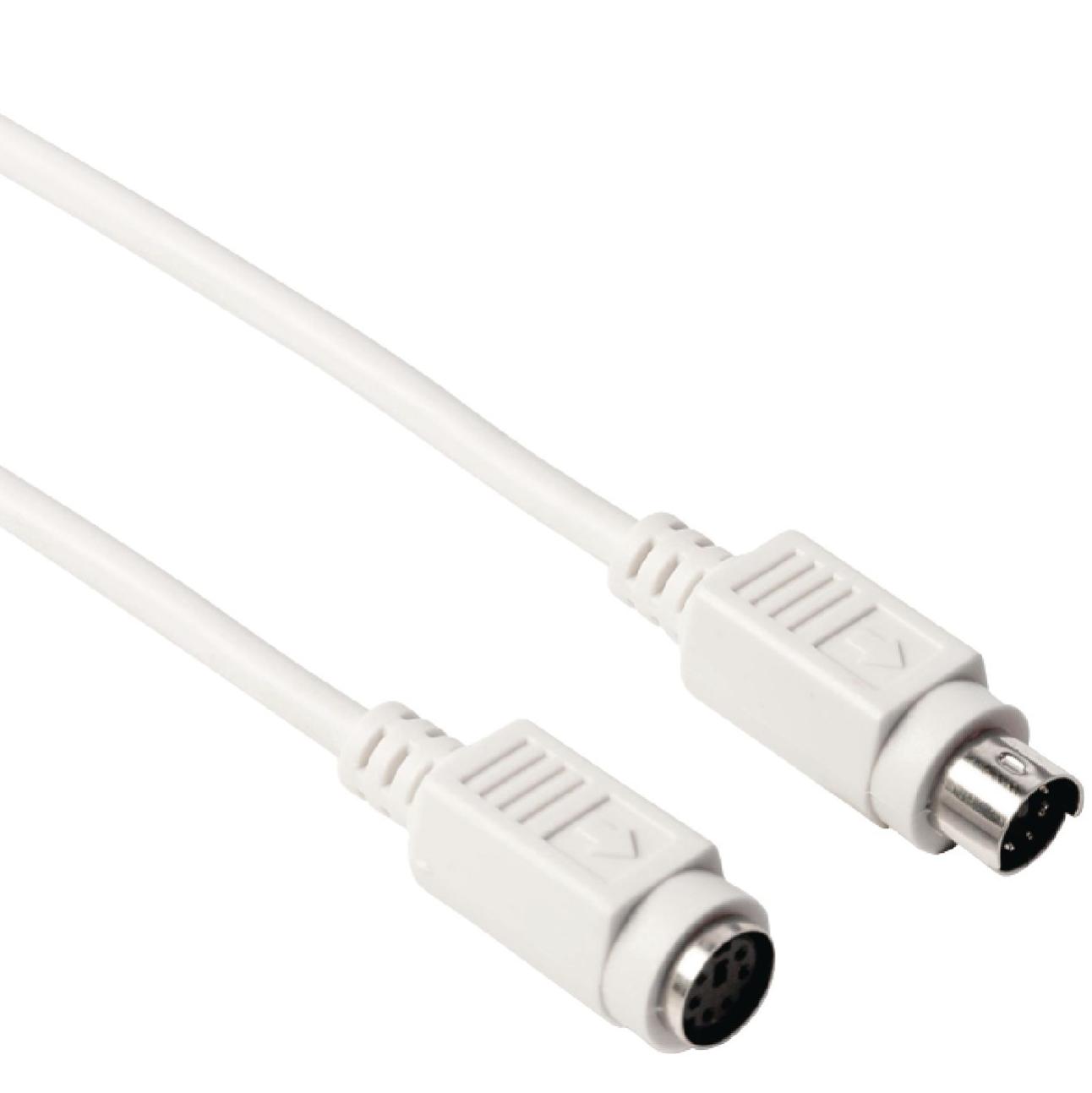Image of PS/2 Kabel PS/2 Male - PS/2 Female 5.00 M Ivoor