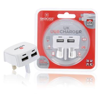 Image of Reisadapter UK USB Ongeaard