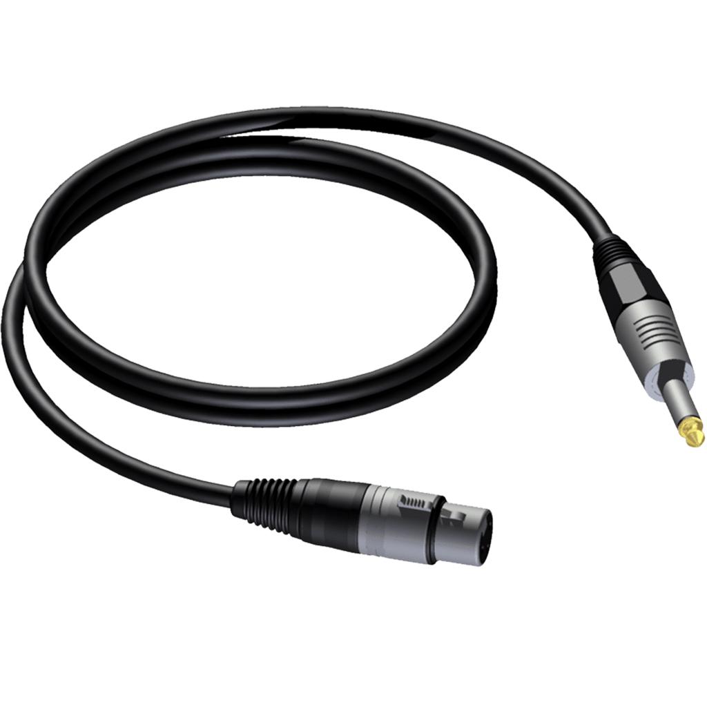 Image of Procab CAB900/3 XLR-Jack microfoonkabel 3m