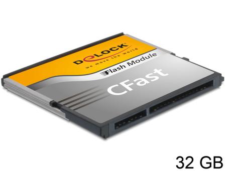 Image of DeLOCK 32GB CFast 2.0 32GB MLC flashgeheugen