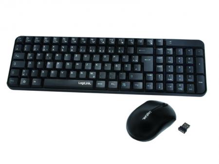 Image of LogiLink 2,4GHz Wireless Keyboard + Mouse Set with Autolink Function (
