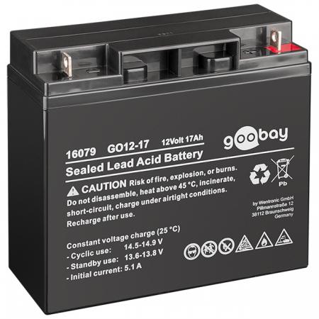 Image of Lead acid battery 12V 17Ah - Quality4All