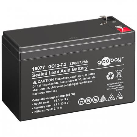 Image of Lead acid battery 12V 7,2Ah - Quality4All