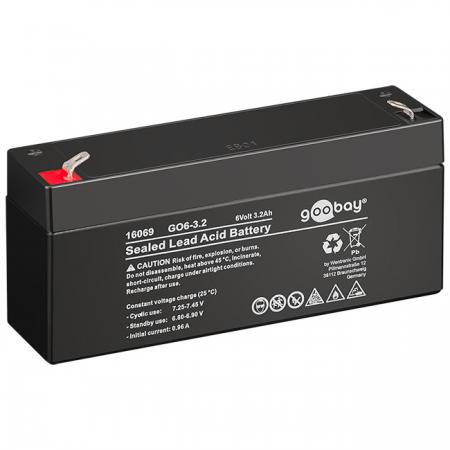 Image of Lead acid battery 6V 3,2Ah - Quality4All