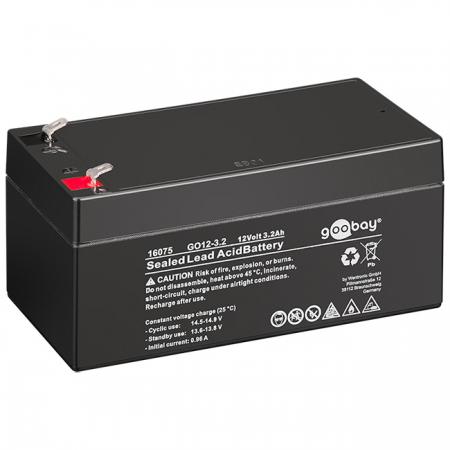 Image of Lead acid battery 12V 3,2Ah - Quality4All