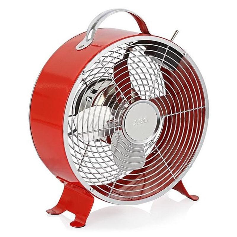 Image of AEG fan VL 5617 M retro metal fan (red) - AEG