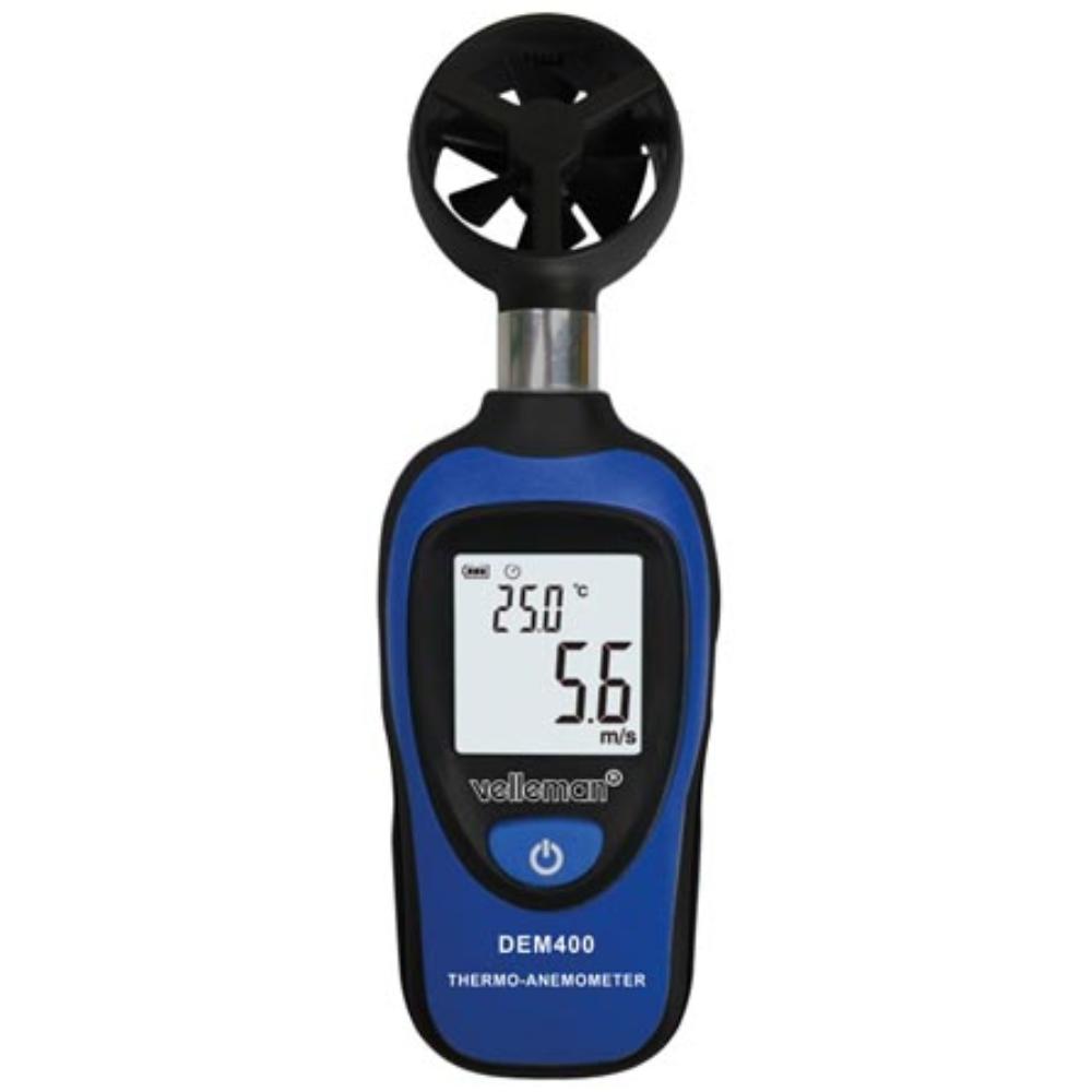 Image of DIGITALE MINI THERMOMETER-ANEMOMETER - Velleman