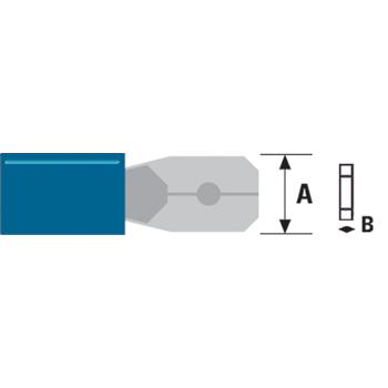 Image of Kabelschoen blauw - Valueline