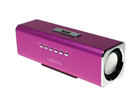Image of LogiLink - DiscoLady Soundbox Speaker, Pink (SP0038P)