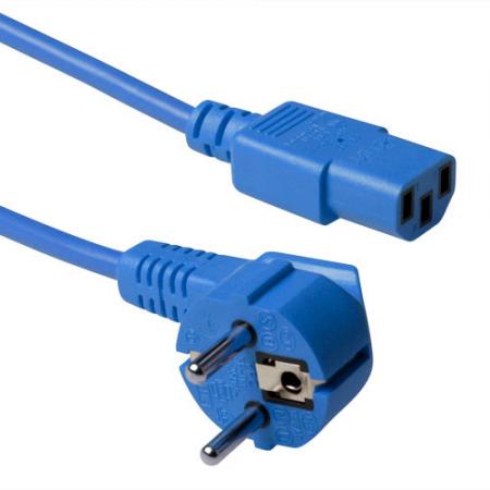 Image of C13 - 3 meter - Blauwe kabel - ACT