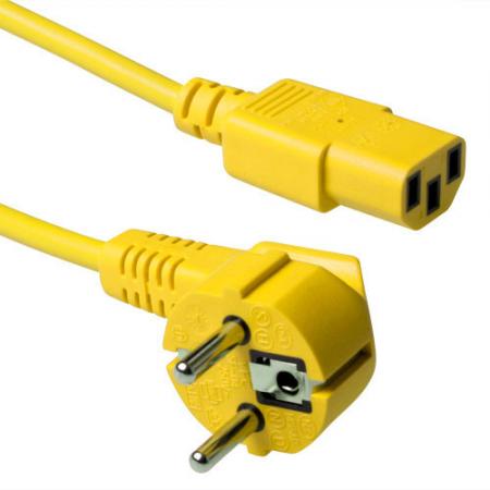 Image of C13 - 3 meter - Gele kabel - ACT