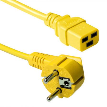 Image of C19 - 0.6 meter - Gele kabel - ACT