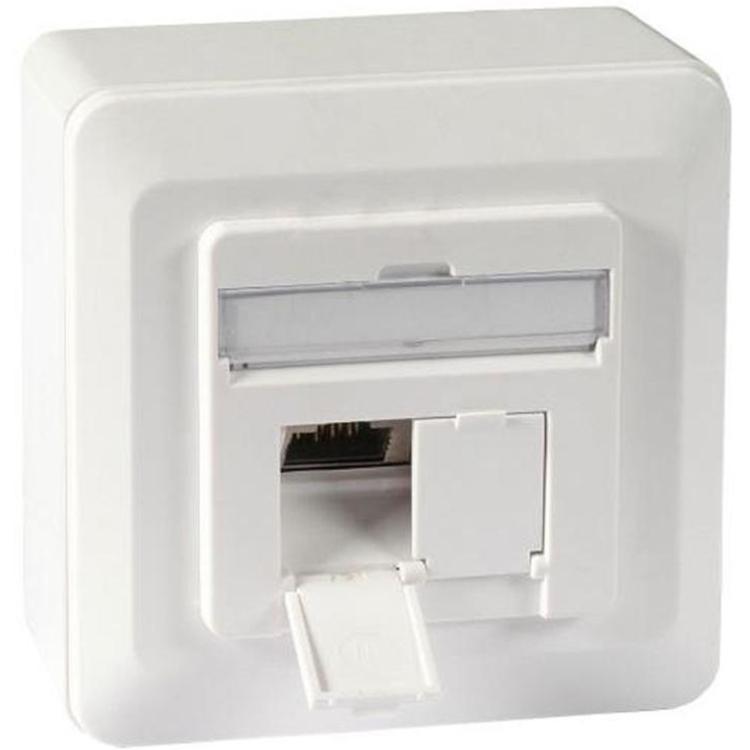 Wandcontactdoos cat 6a - Techtube Pro