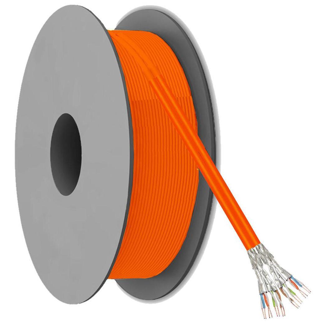 Cat 7a S/FTP netwerkkabel per rol - Goobay
