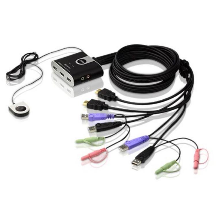 KVM switch - HDMI / USB / Jack - Aten