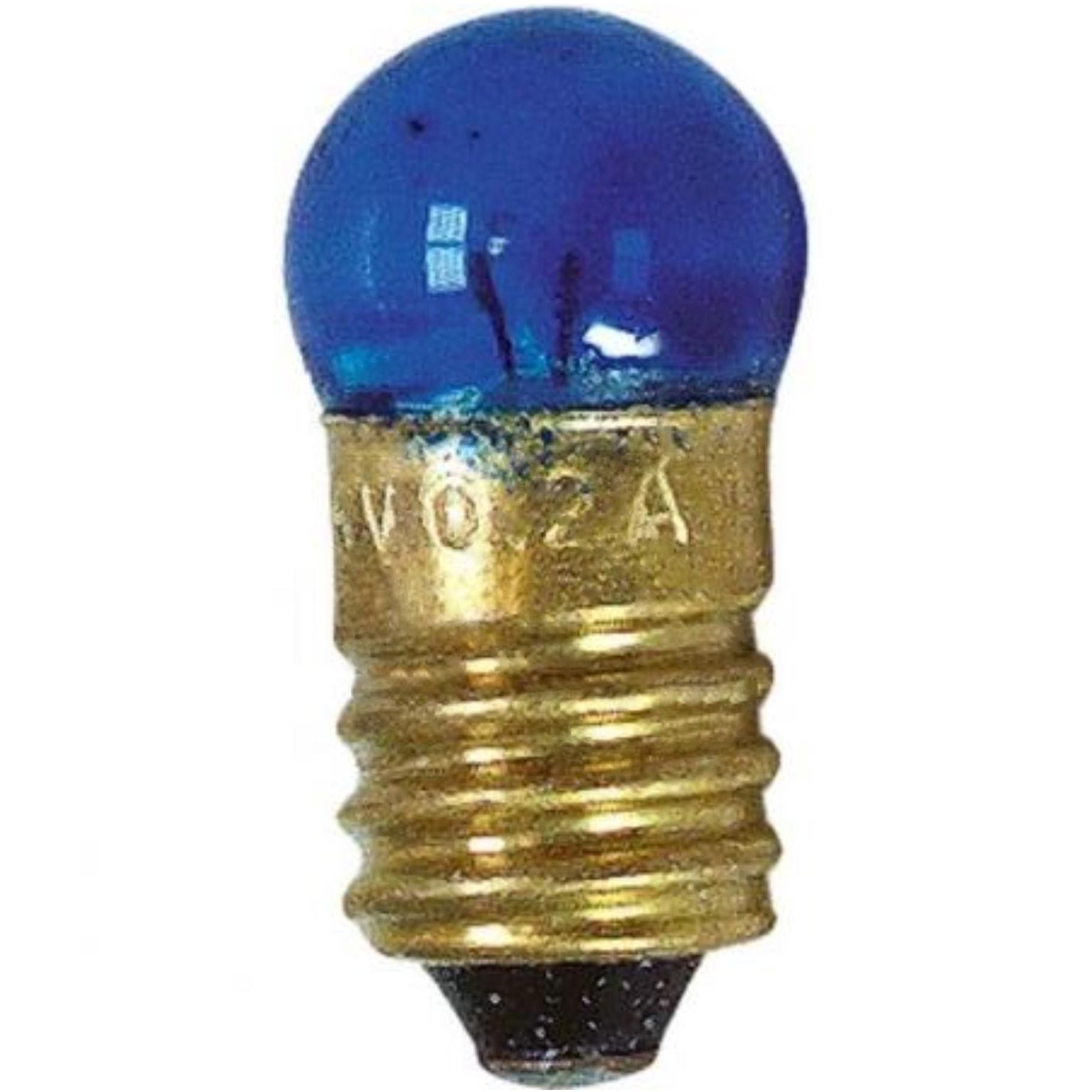 Image of Gloeilamp - Blauw - E10 Gekleurde Lamp - Techtube Pro