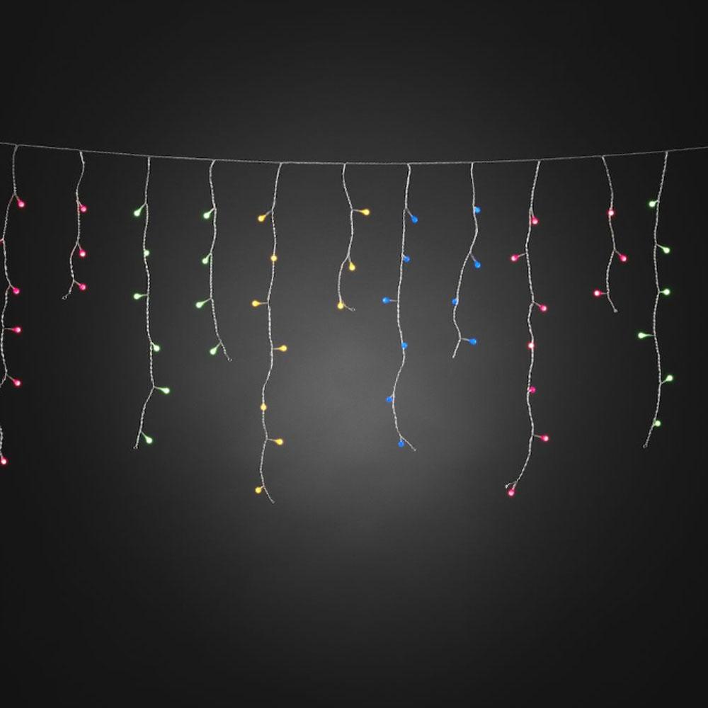 Lichtgordijn - led kerstverlichting buiten en binnen - 400 leds - 10.27 m - multicolor