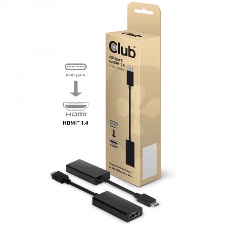 Image of Club3D Adapter USB Type C > HDMI 1.4