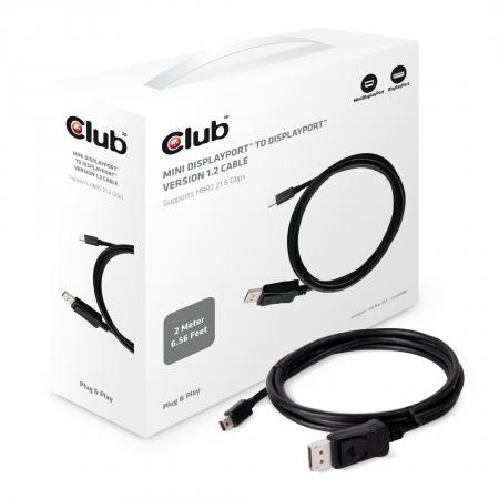 Image of Club 3D MiniDisplayPort > DisplayPort 2M