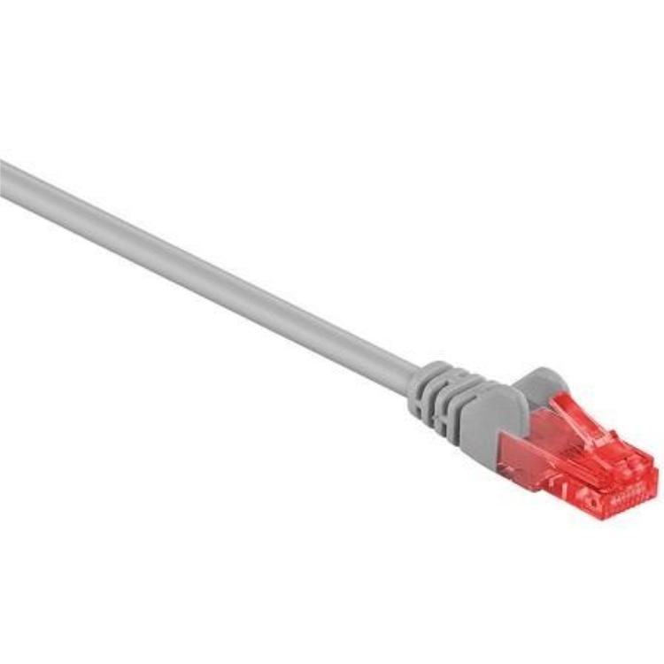 U/UTP Cat 6 kabel - Netwerkkabel - grijs, Type: Cat U/UTP - LSZH, Aansluiting 1: RJ45 male, Aansluiting 2: RJ45 male, - AWG 26/7, 7.5 meter.