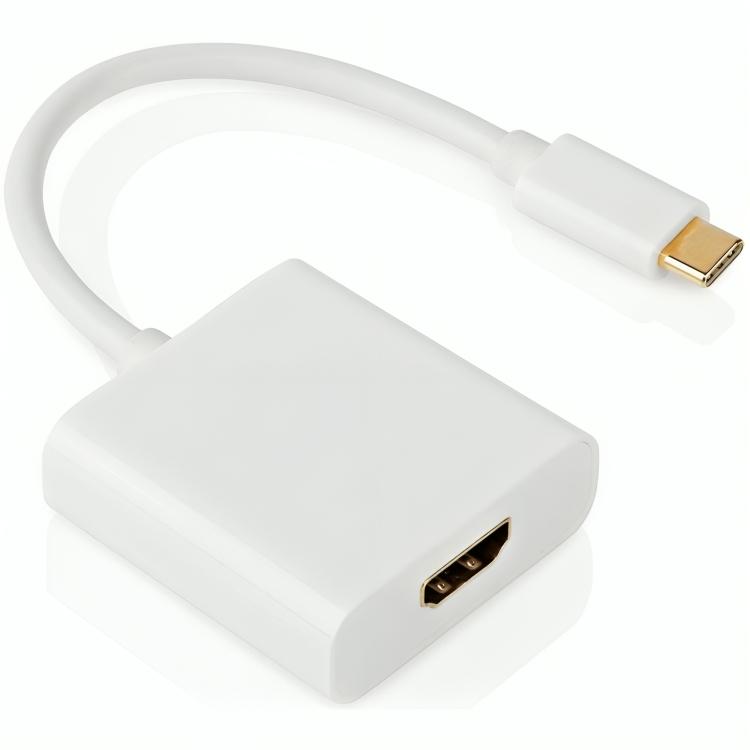 Image of USB / HDMI Adapter [1x USB-C stekker - 1x HDMI-bus] Wit Goobay