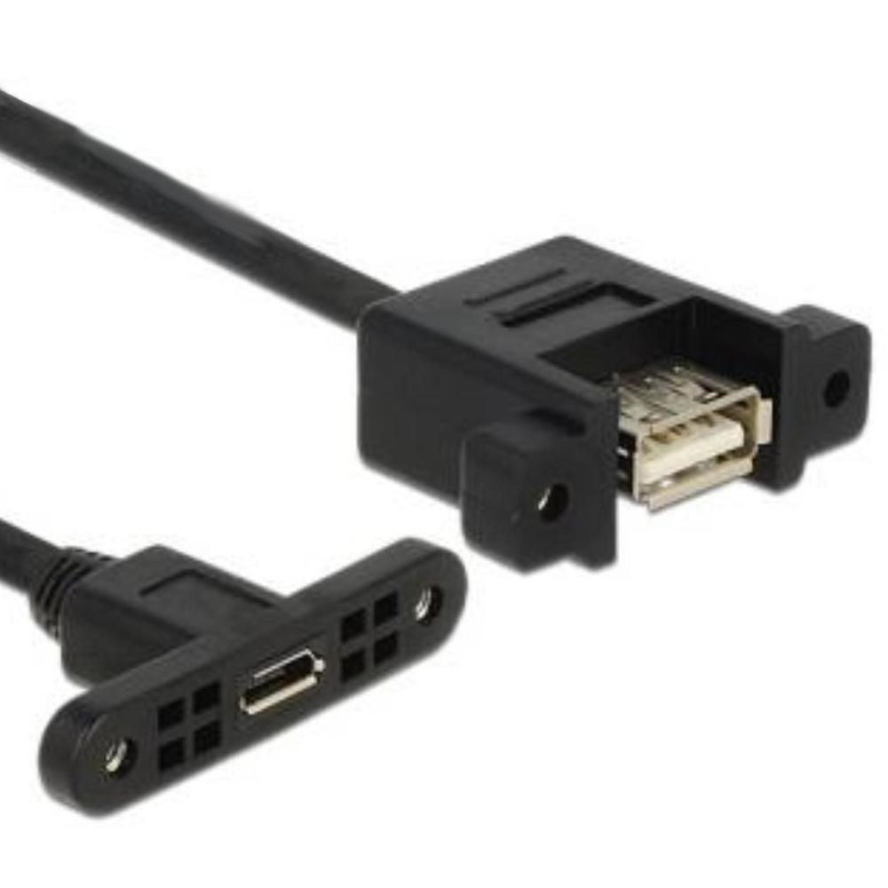 Image of DeLOCK USB 2.0 Micro-B/A, 0.25m