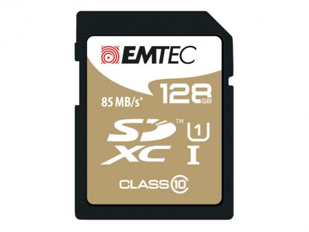 Image of Emtec SDXC 128GB Class10 Gold + 128GB SDXC Class 10 flashgeheugen