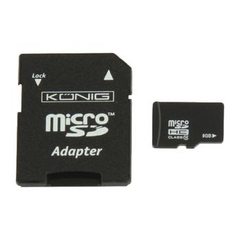 Image of MicroSDHC geheugenkaart Class 10 8 GB - König