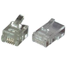 Image of Connector for round cable E-MO10/10 SR,RJ69,UTP,100pcs. - Quality4All