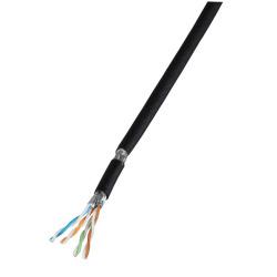 Image of Patch Pro Flex Cat.7A cable PUR/rubber,RAL9005,UV resist. - Quality4Al