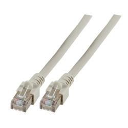 Image of RJ45 Patchcable SF/UTP,Cat.5e 15.0m grey, moulded - Quality4All