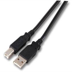 Image of USB2.0 connection cable A-B pl-pl 1,5m black, Enhanced - Quality4All