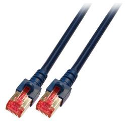 Image of RJ45 Patchcable S/FTP,Cat.6 25.0m black, halogenfree - Quality4All