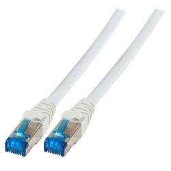 RJ45 Patchkabel Kabel S/FTP,Cat.6a Cat. 6 (A) S/FTP PVC, UL, 30m, grau