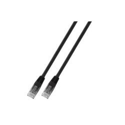 Image of RJ45 Patchcable U/UTP, Cat.6 1.5m black, moulded - Quality4All