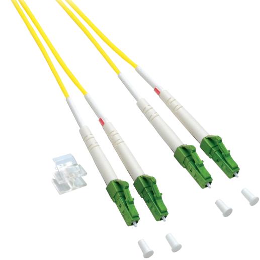 Image of Duplex Jumper LC-APC/LC-APC 5m, 9/125æ, OS2, yellow - Quality4All